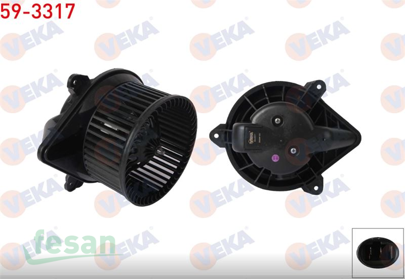 59-3317 12V KALORİFER MOTORU PEUGEOT 406 1995-2004