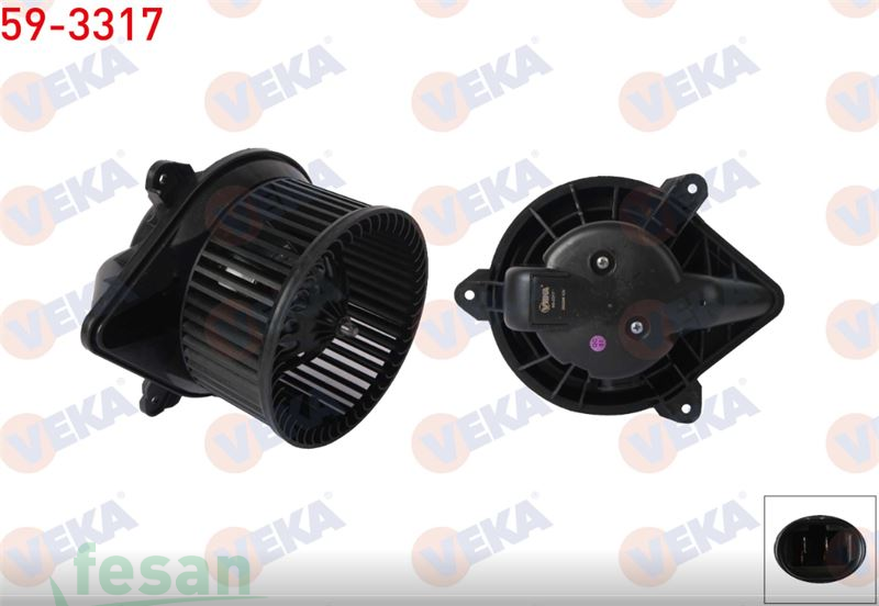 59-3317 12V KALORİFER MOTORU PEUGEOT 406 1995-2004