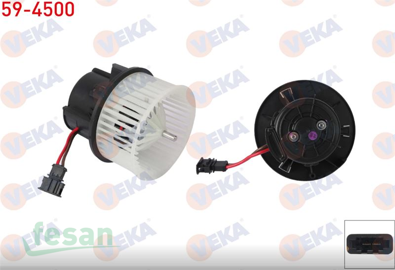 59-4500 12V KALORİFER MOTORU VOLVO S60 II 2010-2018 S80 II 2006-2016 V60 I 2010-2016 V70 III 2006-2016 XC60 I 2008-2015 XC70 II 2007-2015 LANDROVER EVOQUE I 2012-2020 FREELANDER II 2006-2014