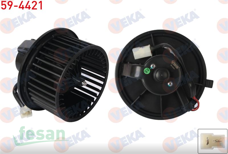 59-4421 12V KALORİFER MOTORU VW PASSAT 1988-1997 TRANSPORTER IV 1990-2003 AUDİ A4 1994-2001 AUDİ 80 1991-1996