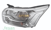 AYFAR 505911 FAR FORD TRANSİT V363 2014> SOL MOTORLU KROM ÇERÇEVELİ