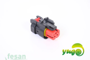 YUGO77 2Y096 SOKET DEUTZ İŞMAKİNASI 2PİN ERKEK DEMONTE