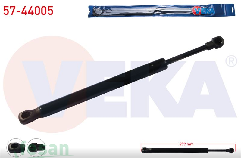 57-44005 AMORTİSÖR BAGAJ VW JETTA III 2005-2010 299MM/710N