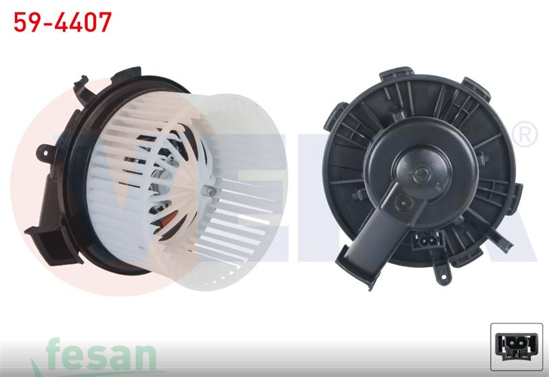 59-4407 12V KALORİFER MOTORU MERCEDES SPRİNTER W906 2006-2009  VOLKSWAGEN CRAFTER 2006-2016 KLİMASIZ