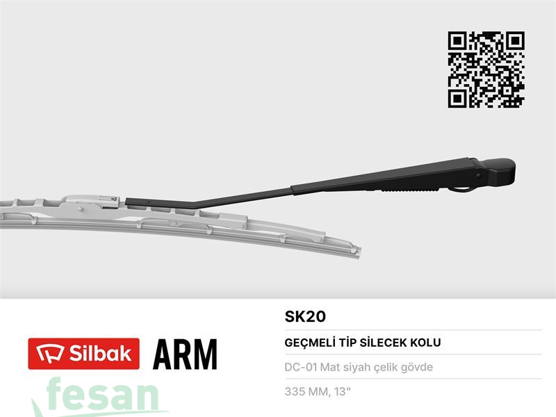 SİLBAK SK20 SİLGİ KOLU KABİN TİPİ 335MM 13İNC