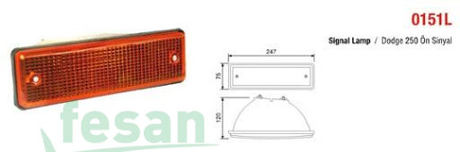 0151L ÖN SİNYAL LAMBASI DODGE 250