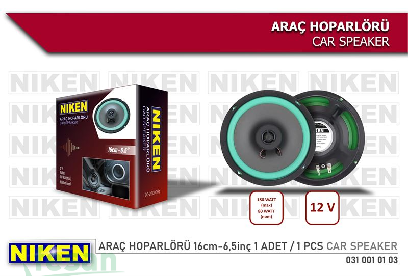 0310010103 HOPARLÖR 16CM 6.5İNÇ ADET KAPAKSIZ