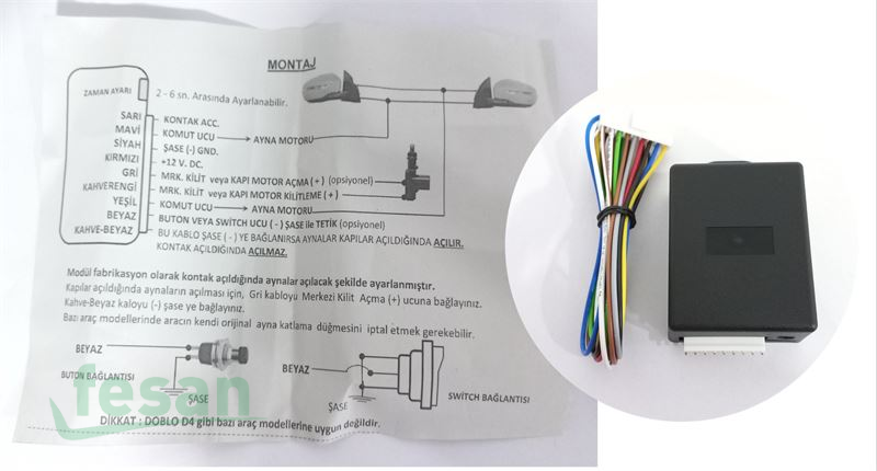 14 1207A MODÜL KATLANIR AYNA AYARLI