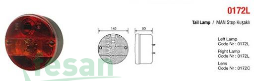 0172L STOP LAMBASI MAN EM KUSAKLI