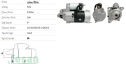 LES0088 MİTSUBİSHİ 12V MARŞ MOTORU MASTER MOVANO 9DİŞ 2.2 KW