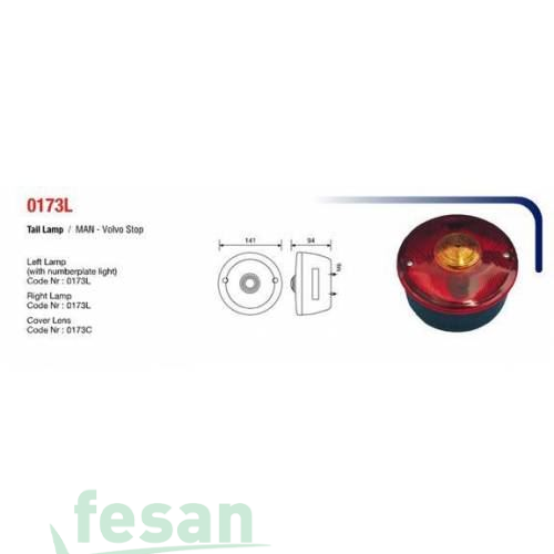 0173L STOP LAMBASI MAN GÖBEKLİ