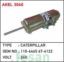 3040 24V STOP SELONOİDİ CATERPİLLER YM