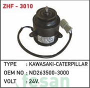 ZHF 3010 24V KALORİFER MOTORU KAWAZAKİ