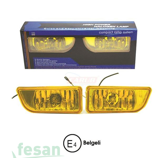 3009302 12V SİS LAMBASI TOYOTA COROLLA TİP SARI EMARK BELGELİ