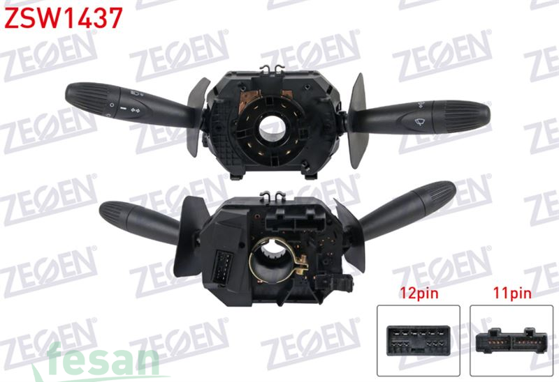 ZSW1437 FAR SİNYAL KUMANDA KOLU FİAT DOBLO 2001-2010 25PİN ARKA SİLECEKSİZ