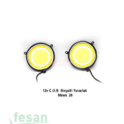 3056347 12V GÜNDÜZ FARI COB SİNYLL YUVARLA
