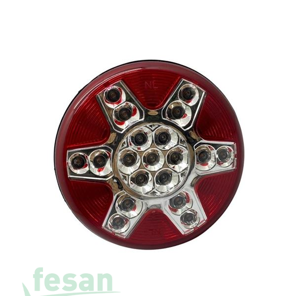 NL.1220 12V STOP LAMBA LEDLİ HAMBURGER 3FONKSİYONLU PARK/FREN/SİNYAL YILDIZLI TEMSA PRESTİJ MİDİBÜS