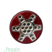 NL.1220 12V STOP LAMBA LEDLİ HAMBURGER 3FONKSİYONLU PARK/FREN/SİNYAL YILDIZLI TEMSA PRESTİJ MİDİBÜS