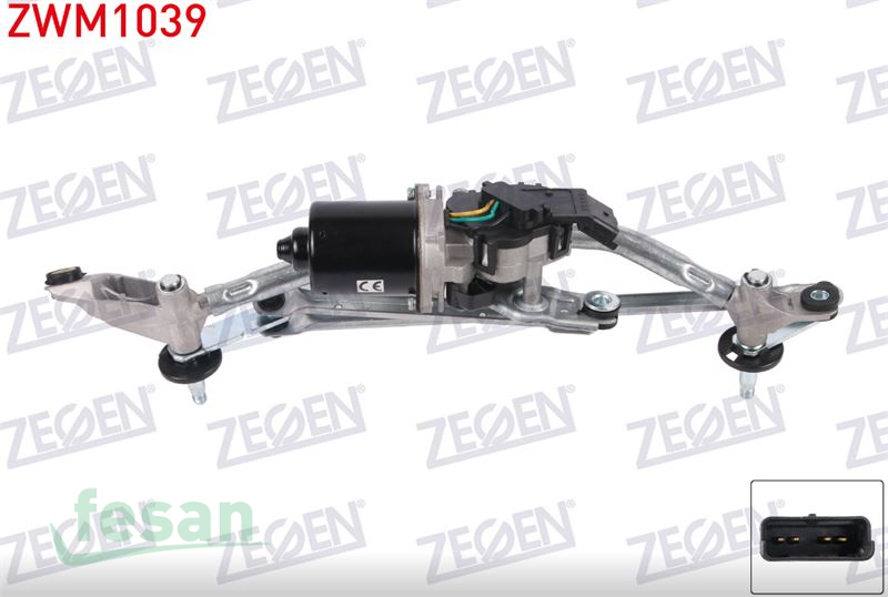 ZWM1039 12V SİLGİ MOTORU NİSSAN QASHQAİ 2007-2013 MEKANİZMALI ÖN