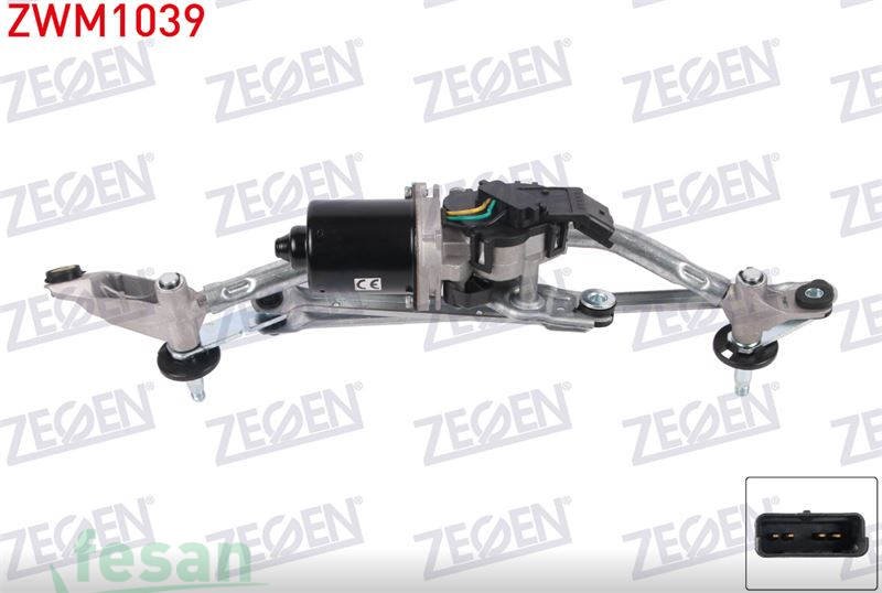 ZWM1039 12V SİLGİ MOTORU NİSSAN QASHQAİ 2007-2013 MEKANİZMALI ÖN