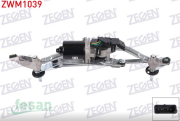 ZWM1039 12V SİLGİ MOTORU NİSSAN QASHQAİ 2007-2013 MEKANİZMALI ÖN