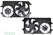 WWF 8012 12V FAN MOTORU FORD COURIER TOURNEO ÇİFTLİ KLİMASIZ TEK MOTORLU