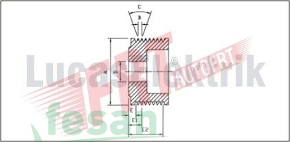 LUCAS UZT 151 YM ŞARJ KASNAĞI TRANSİT
