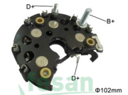 IBR 868 BOSCH DİOT TABLASI OPEL ASTRA F 1.4-1.6 COMBO CORSA B 1.2-1.4 8DİOT 70AHM 102MM