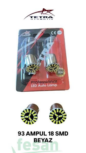 6001028 12V AMPÜL 93 18LED SMD BEYAZ