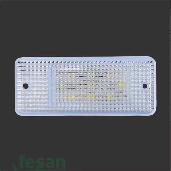 BAD 231 BASAMAK LAMBASI 9LED DİKDÖRTGEN ŞEFFAF CAM