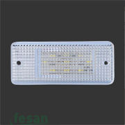 BAD 231 BASAMAK LAMBASI 9LED DİKDÖRTGEN ŞEFFAF CAM