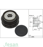 4670338 ŞARJ KASNAK RULMANLI TOYOTA AURİS YARİS VERSO LEXSUS