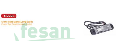 0222L KRONE TİP BEYAZ BRAKETSİZ 3LED