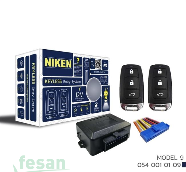 0540010109 NİKEN 12 VOLT AÇMA KAPAMA KUMANDALI MODEL NO 9