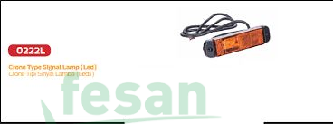 0222L KRONE TİPİ SARI BRAKETSİZ 3LED