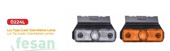 0224L DORSE LED MARKER  ASPOCK  TİP SARI