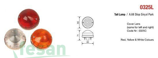 0325C STOP CAMI ANADOL A68 KIRMIZI