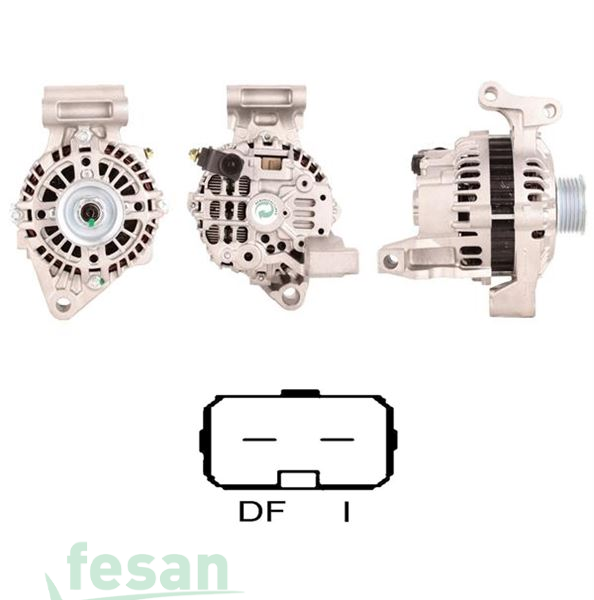 P.LİNE A5TA4391 MİTSUBİSHİ 12V ŞARJ DİNAMOSU FORD FİESTA V FUCUS PUMA 1.2-1.4-1.6 MAZDA 121 III 1998-2002 70AHM