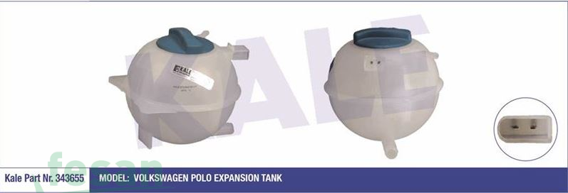 343655 SU BİDONU YEDEK VW POLO 1.6 1995-2002 KAPAKLI