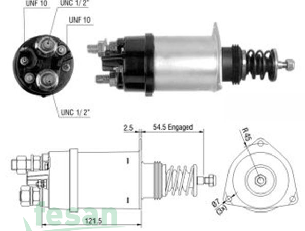 SDE 0356 DELCO 12V MARŞ OTOMATİĞİ CATERPİLLER 42MT CLARK CUMMİNS SABİT PİSTONLU