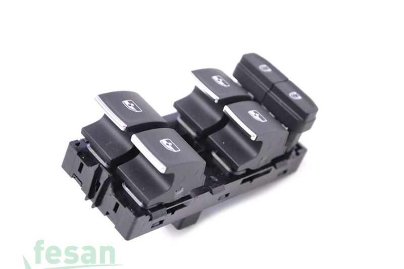 AN420E ANAHTAR CAM IND/KAL VW TOURAN TOUREG L 9F SKODA SUPERB KODİAQ KAROQ BEYAZ IŞIK KROM