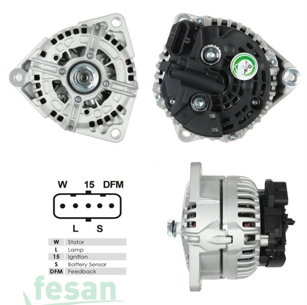 ALT 418 BOSCH 24V ŞARJ DİNAMOSU OTOKAR SULTAN MAN TGA DAF 110AHM