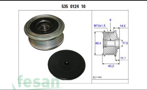 VALEO 588016 ŞARJ KASNAK RULMANLI A4 A5 İBİZA
