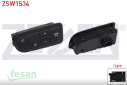 ZSW1534 ANAHTAR ARKA SİS REZİSTANS MENÜ FİAT LİNEA 2007> FİORİNO 2007> SOL ANAHTAR GRUBU 12F