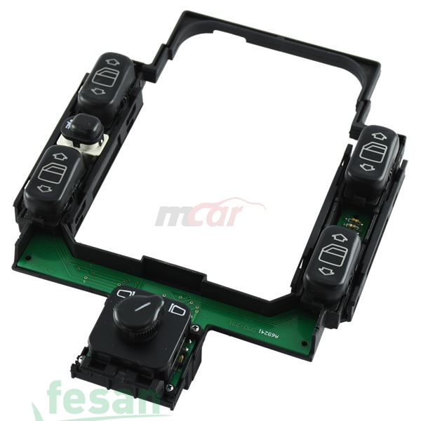 AN507 ANAHTAR CAM İND/KAL MERCEDES W202 26F KARE 4Ü Bİ ARADA SET