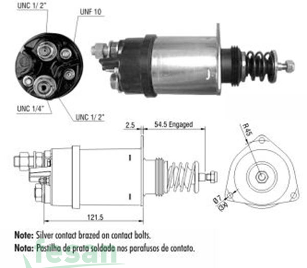 ZM 369 DELCO 24V MARŞ OTOMATİĞİ MERCEDES BENZ KAMYON 41MT