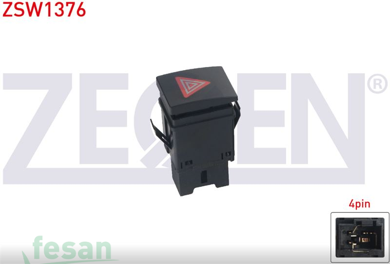 ZSW1376 ANAHTAR 4LÜ FLAŞÖR VW POLO 4F