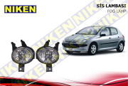022PE070201 SİS LAMBASI PEUGEOT 206 2002> TAKIM