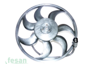 83133 12V FAN MOTORU VW TRANSPORTER T5 2003-2011 BÜYÜK TİP KASASIZ 450WATT 420MM
