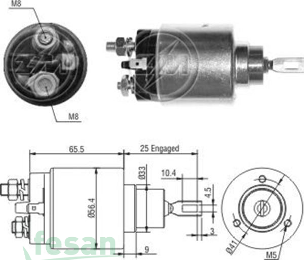 ZM 478 BOSCH 12V MARŞ OTOMATİĞİ RENAULT 19 CLİO